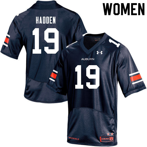 Auburn Tigers Women's Kamal Hadden #19 Navy Under Armour Stitched College 2021 NCAA Authentic Football Jersey SNY1074SB